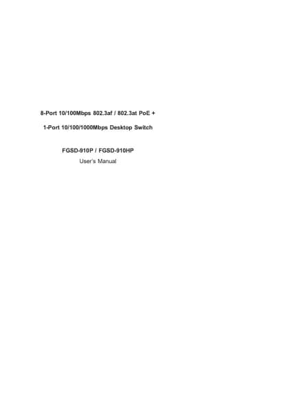 Acti PPSW-0100