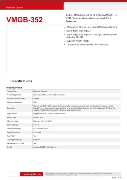 Acti VMGB-352