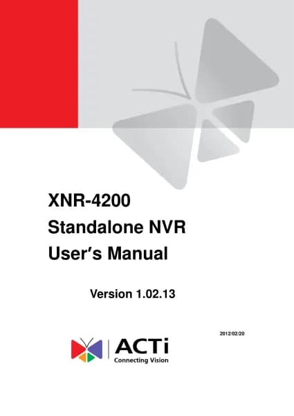Acti XNR-4200