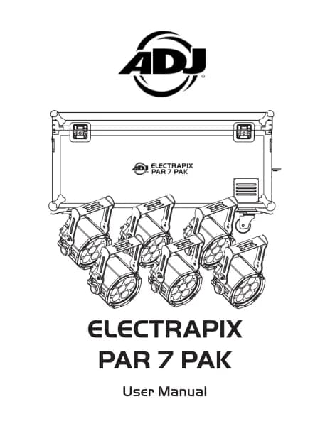 Adj ElectraPix Par 7 Pak