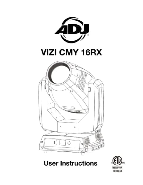 Adj Vizi CMY 16RX