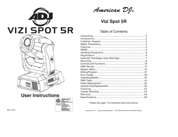 Adj Vizi Spot 5R