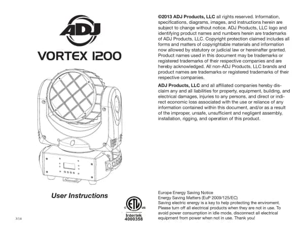 Adj Vortex 1200