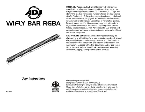Adj WiFLY Bar RGBA