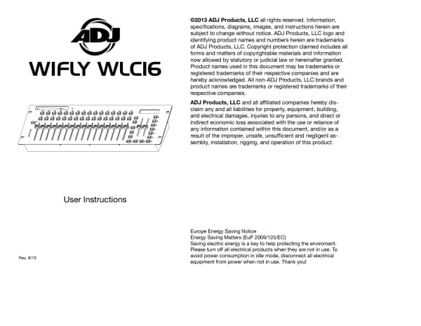 Adj WiFLY WLC16