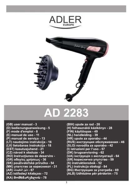 Adler AD 2283