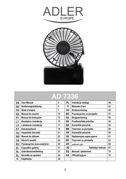 Adler AD 7336