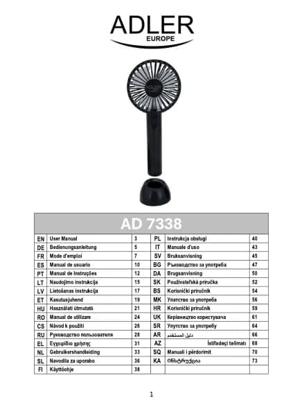 Adler AD 7338