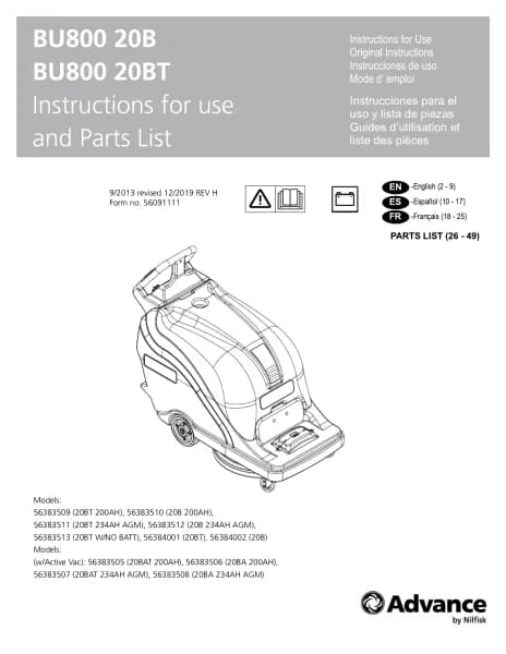 Advance BU800