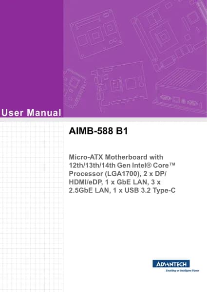 Advantech AIMB-588 B1