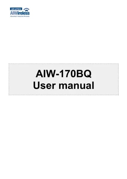 Advantech AIW-170BQ-001