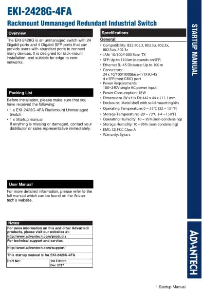 Advantech EKI-2428G-4CI