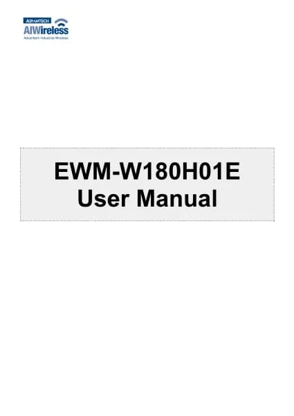 Advantech EWM-W180H01E