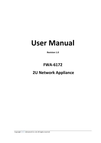 Advantech FWA-6172