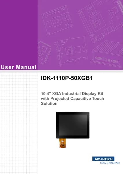Advantech IDK-1110P-50XGB1