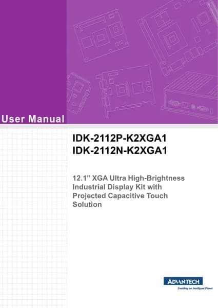 Advantech IDK-2112P-K2XGA1