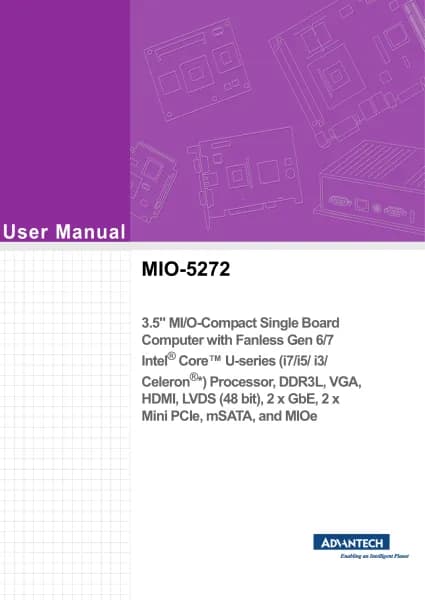 Advantech MIO-5272Z2-U8A2