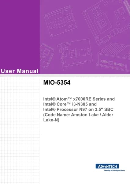 Advantech MIO-5354AW-P4A1