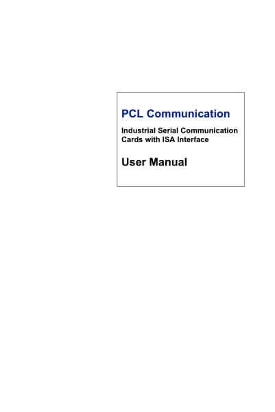 Advantech PCL-740