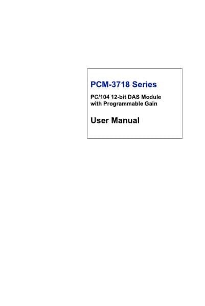 Advantech PCM-3718H