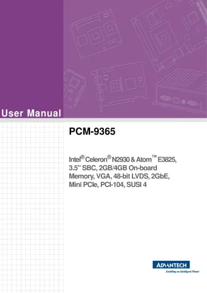 Advantech PCM-9365E-2GS3A1E