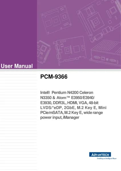 Advantech PCM-9366