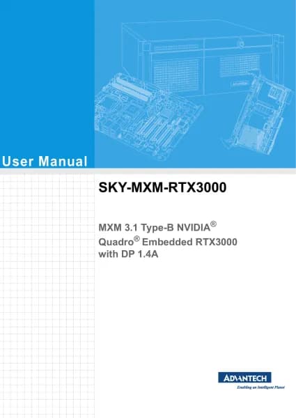Advantech SKY-MXM-RTX3000