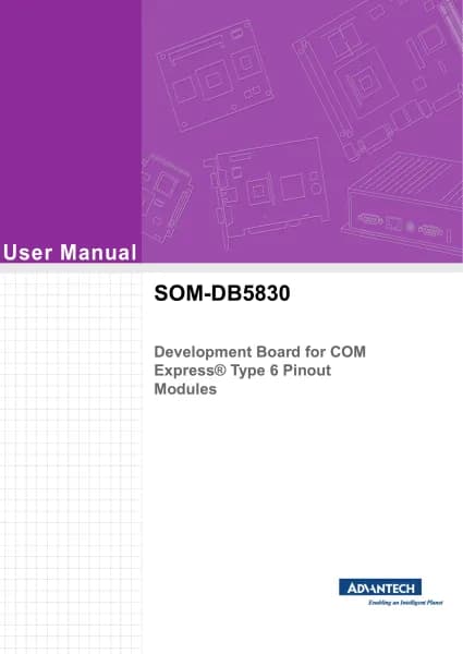Advantech SOM-DB5830
