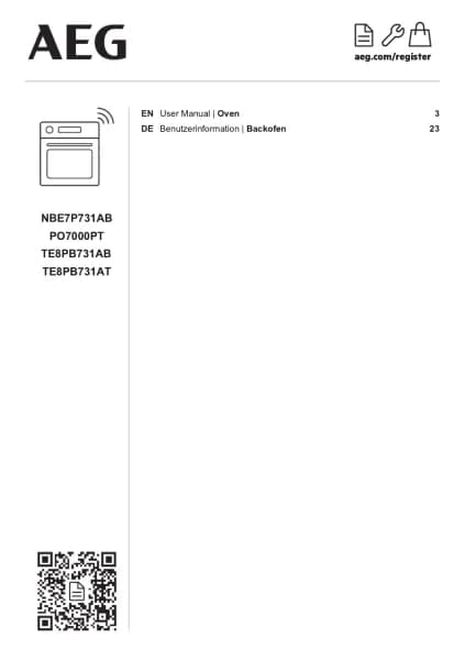 AEG NBE7P731AB