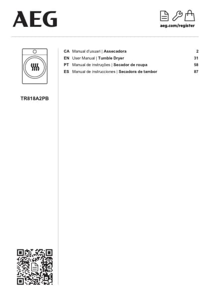 AEG TR818A2PB