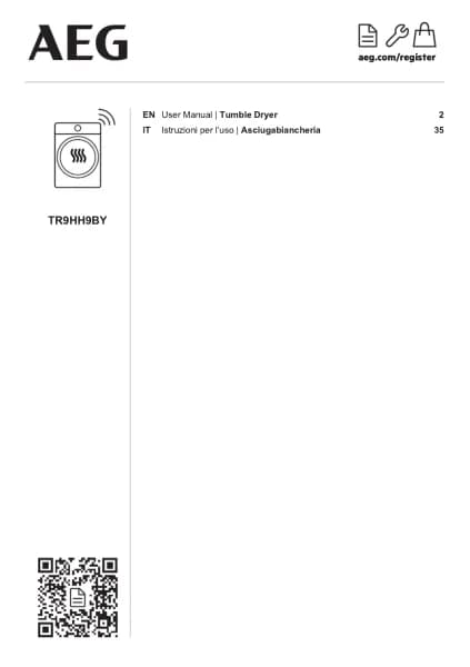 AEG TR9HH9BY