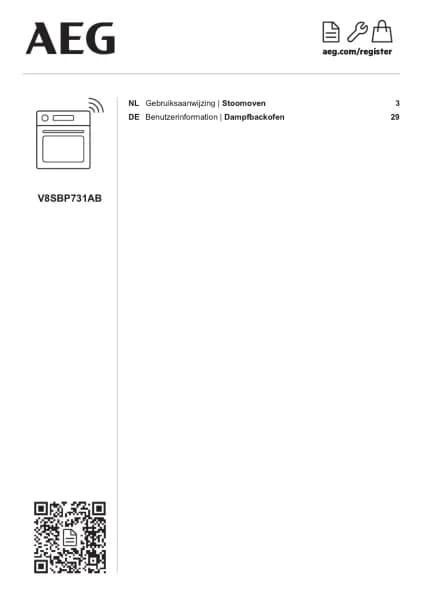 AEG V8SBP731AB