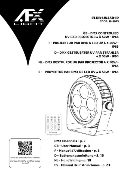 AFX CLUB-UV450-IP
