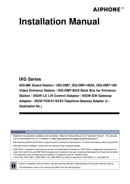 Aiphone IXG-DM7-BOX