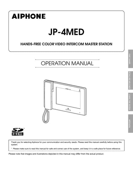 Aiphone JP-4MED