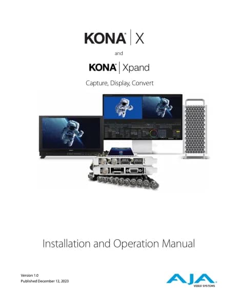 AJA KONA X