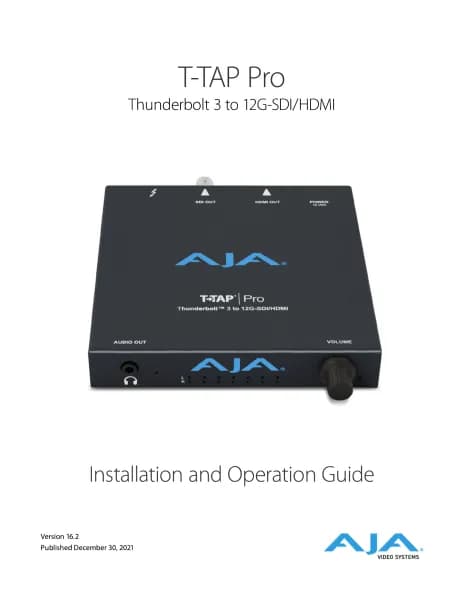 AJA T-TAP Pro