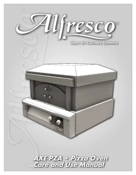 Alfresco Pizza Plus AXE-PZA