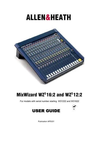 Allen-Heath MixWizard WZ3