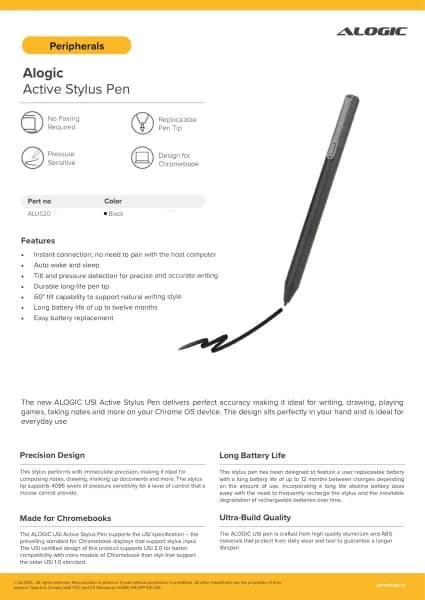 Alogic Active Stylus Pen ALUS20