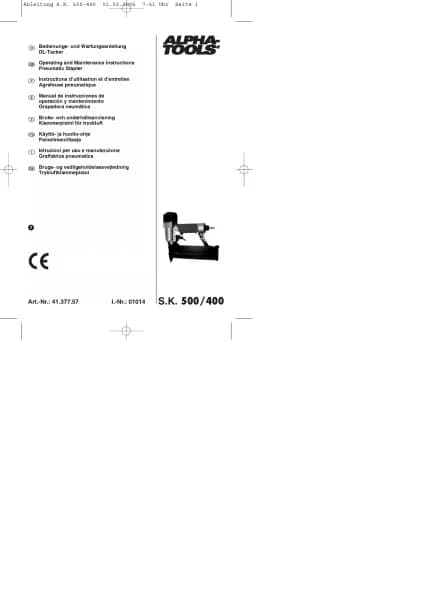 Alpha Tools S.K. 500/400