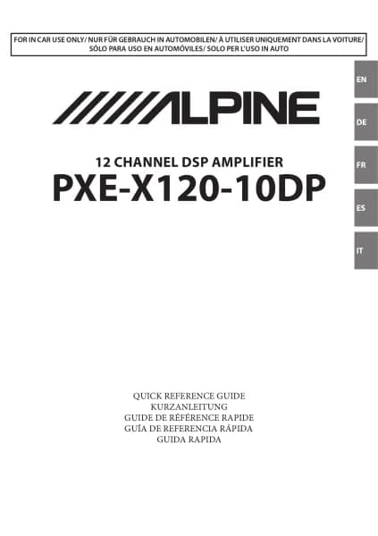 Alpine PXE-X120-10DP