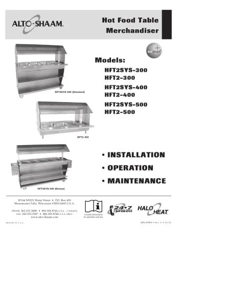 Alto-Shaam HFT2SYS-500