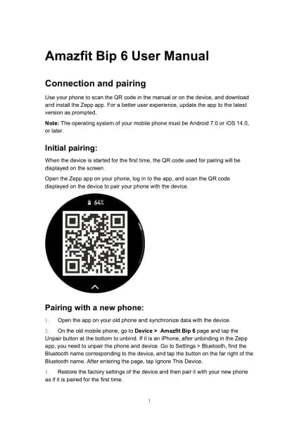Amazfit Bip 6