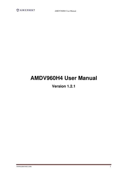 Amcrest AMDV960H16