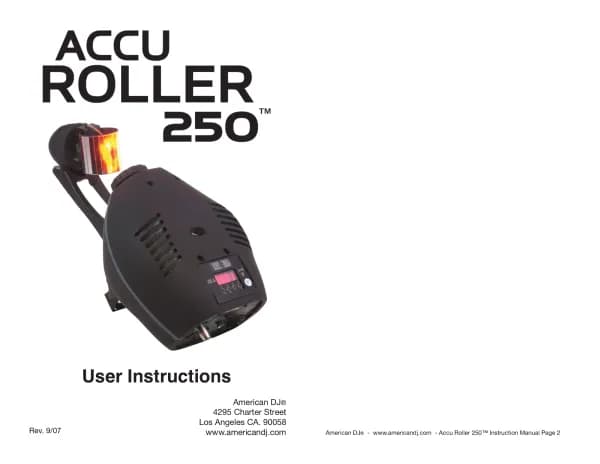 American Audio Accu Roller 250