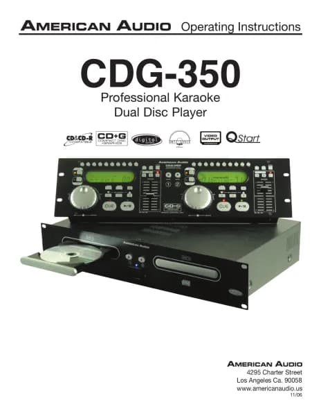 American Audio CDG-350