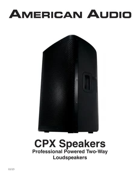 American Audio CPX 12A
