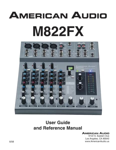 American Audio M822FX
