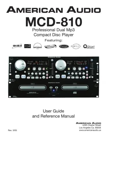 American Audio MCD-810